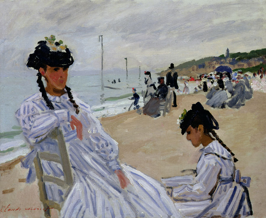 Août 1870 : Claude Monet pose son chevalet à Trouville…