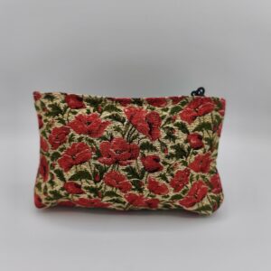 Trousse coquelicots rouge